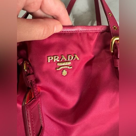Prada Pink Nylon Tote - Picture 6 of 9